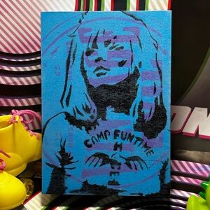 ⚡️Camp Funtime Graffiti Box Tray Art with Graphic Design 5x7x2”